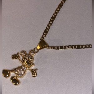 Mickey Gold plated Necklace for Kids!
